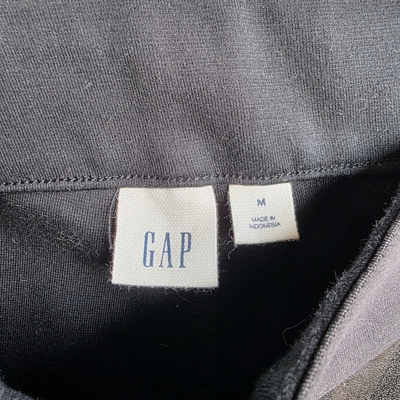GAP Pleather And Cloth Trousers Pants Medium - Picture 9 of 9